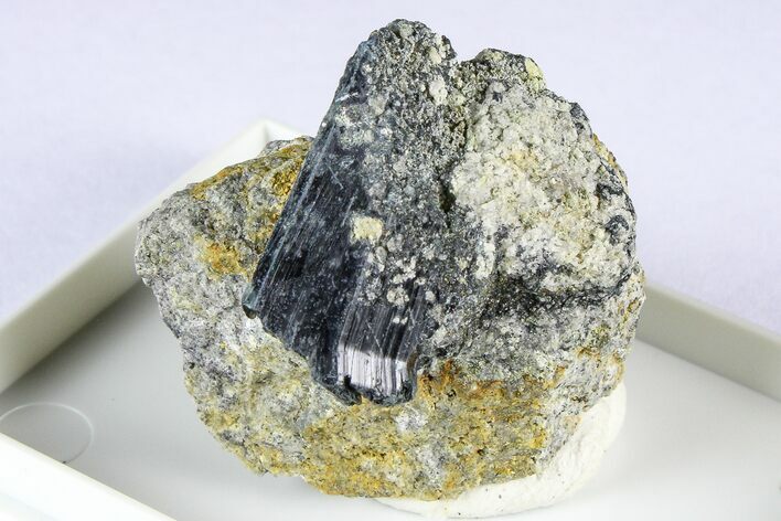 Blue-Green Vivianite Crystals - Romania #380209